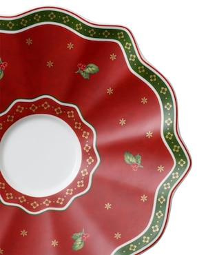 Plato terno navideño Villeroy & Boch Toy's Delight de porcelana