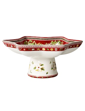 Platón navideño Villeroy & Boch Winter Bakery Delight de porcelana