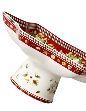 Platón navideño Villeroy & Boch Winter Bakery Delight de porcelana