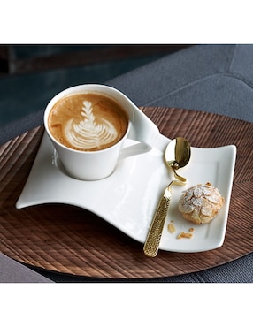 Plato trinche Villeroy & Boch New Wave de porcelana