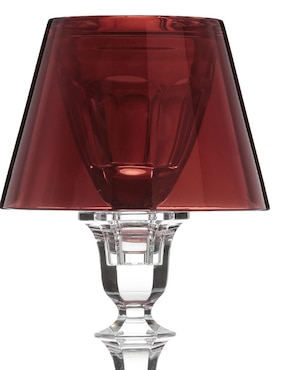 Candelero Baccarat rojo