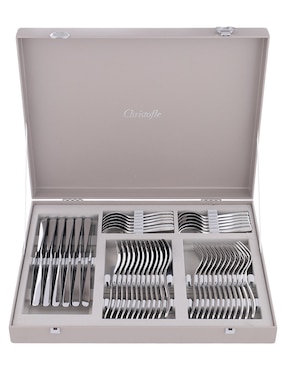 Set cubiertos Christofle de acero 48 piezas
