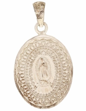 Medalla ovalada Ballesteros virgen de guadalupe