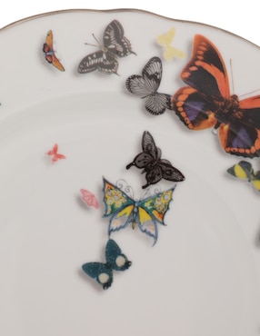 Plato sopa Vista Alegre Butterfly Parade de porcelana