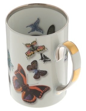 Taza cappuccino Vista Alegre Butterfly Parade