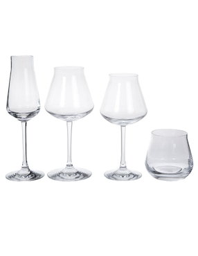 Set De Copas Baccarat Chateau De Cristal 4 Piezas