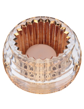 Set portavela Baccarat Oro X2