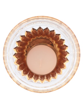 Set portavela Baccarat Oro X2