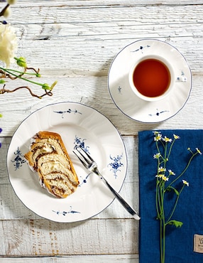 Plato postre Villeroy & Boch Old Luxembourg de porcelana
