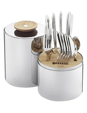 Set cubiertos Christofle de acero 24 piezas