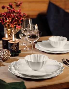 Plato postre navideño Villeroy & Boch Toy's Delight de porcelana
