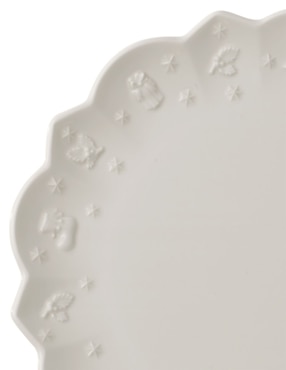Plato postre navideño Villeroy & Boch Toy's Delight de porcelana