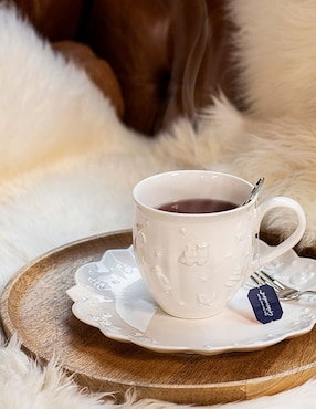 Plato para taza navideño Villeroy & Boch Toy's Delight de porcelana