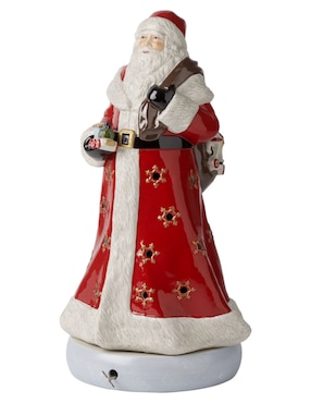 Lámpara de santa claus Villeroy & Boch de porcelana