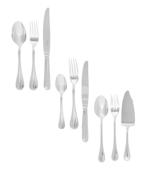 Set cubiertos Christofle Albi Ambassa de acero 125 piezas