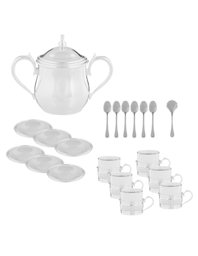 Set café Ballesteros de acero