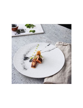 Plato base Villeroy & Boch Manufacture Rock de porcelana