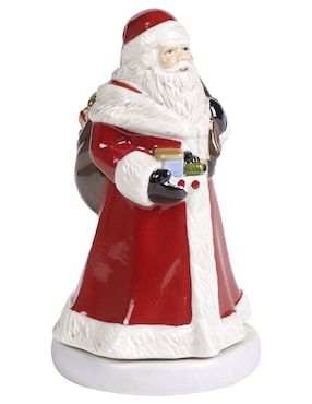 Figura decorativa de santa claus Villeroy & Boch de porcelana