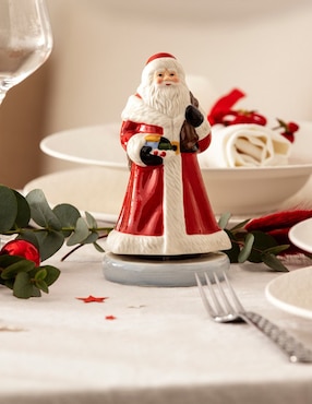 Figura decorativa de santa claus Villeroy & Boch de porcelana