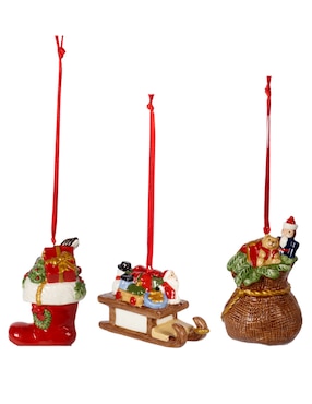 Set De Ornamentos Navideños Villeroy & Boch Nostalgy