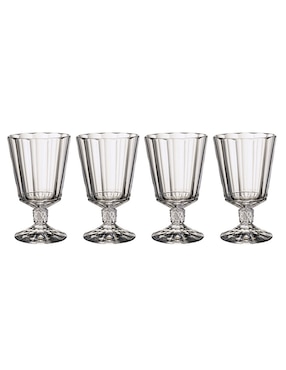 Set De Copas Para Vino Villeroy & Boch De Cristal 4 Piezas