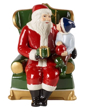 Figura decorativa de santa claus Villeroy & Boch de porcelana