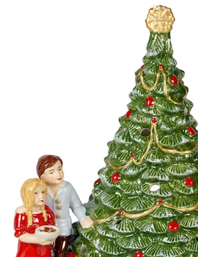 Figura decorativa de árbol navidad Villeroy & Boch de porcelana