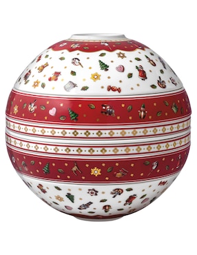 Platón navideño Villeroy & Boch de porcelana