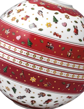 Platón navideño Villeroy & Boch de porcelana