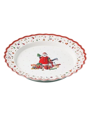 Platón navideño Villeroy & Boch de porcelana