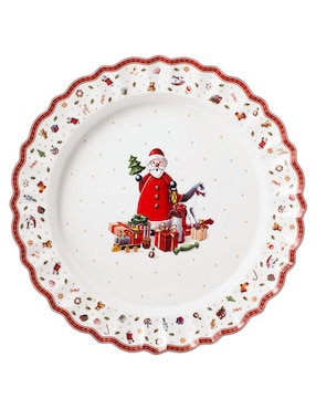 Platón navideño Villeroy & Boch de porcelana