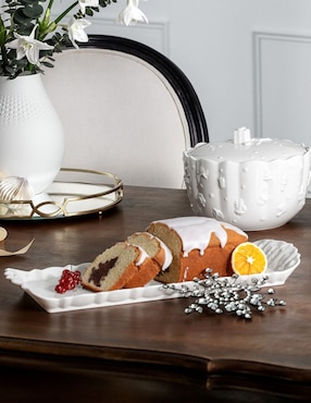 Platón navideño Villeroy & Boch de porcelana