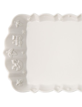 Platón navideño Villeroy & Boch de porcelana