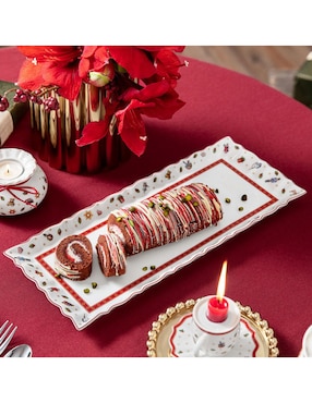 Platón navideño Villeroy & Boch Toys Delight de porcelana