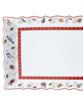 Platón navideño Villeroy & Boch Toys Delight de porcelana