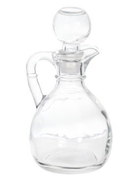Set de aceitera y vinagrera Ballesteros de vidrio