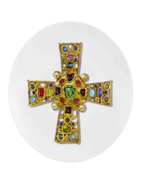 Imagen de producto Plato postre Vista Alegre Byzantine de porcelana