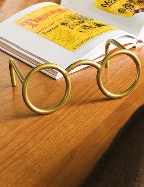 Figura decorativa lentes Corner Home de metal