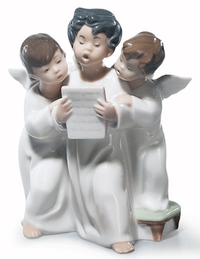 Escultura Lladró Grupo de Ángeles