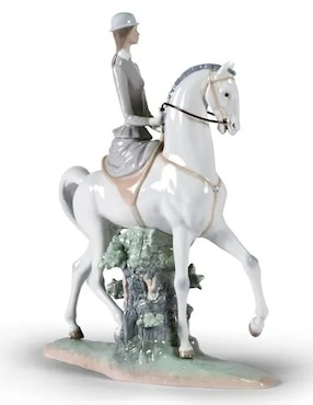 Escultura Lladró Mujer a caballo