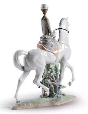 Escultura Lladró Mujer a caballo