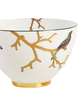 Ensaladera Bernardaud Oiseaux de porcelana