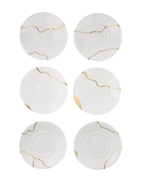 Set de tazas espresso Bernardaud Kintsugi 12 piezas