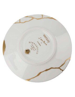 Set de tazas terno Bernardaud Kintsugi Coal 8 piezas