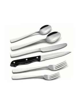 Set cubiertos Genérica de acero 48 piezas