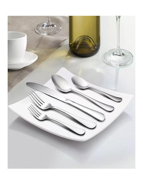 Set cubiertos Genérica de acero inoxidable 30 piezas