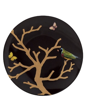 Set platos trinche Bernardaud Aux Oiseaux de porcelana 4 piezas
