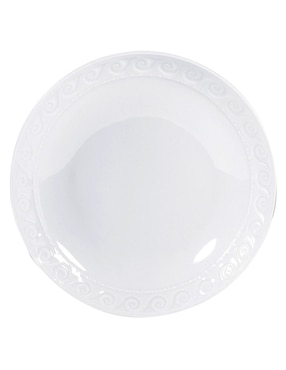 Plato ensalada Bernardaud Louvre de porcelana