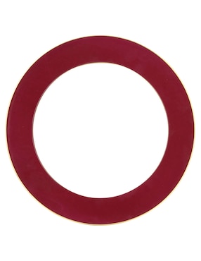 Plato base Bernardaud Opaline Sanguine de porcelana