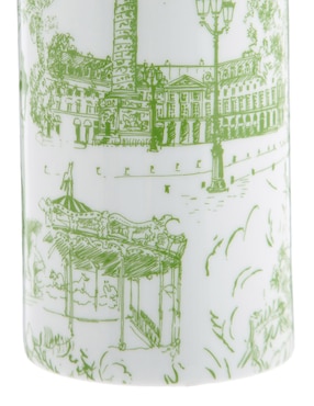 Florero Bernardaud Tout Paris de porcelana